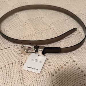 Our Legacy Brown Leather Belt